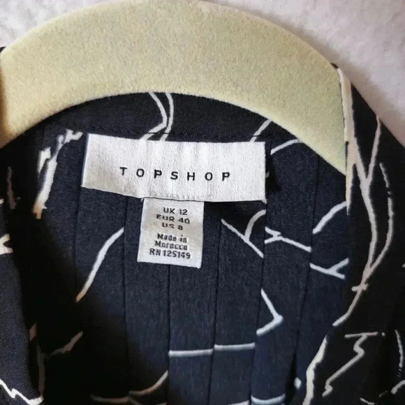 ♥Topshop button down dress with adjustable waist strings - Picture 3 of 12